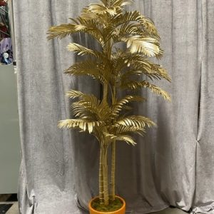 Gold Artificial Palm Tree 8'