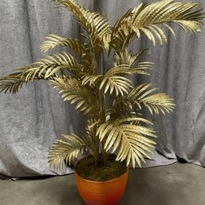 Gold Artificial Palm Tree 5'