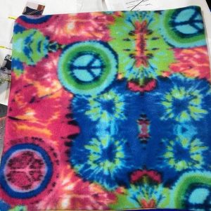 Hippie Pattern Plush Pillow 18" x 18"