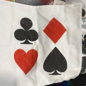 Poker Print Pillow 18" x 18"
