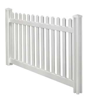 White Picket Fencing 4' x 7'