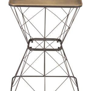 Timothy Brass Accent Table