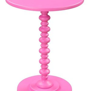 Spindle Table - Pink - Round