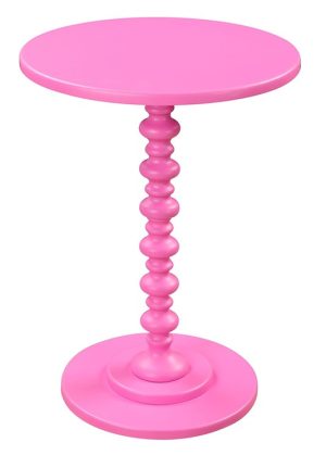 Spindle Table - Pink - Round