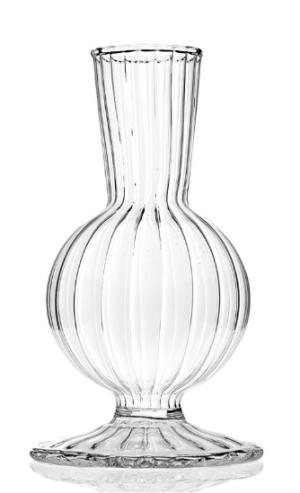 Clear Glass Boutique Bud Vase 4.5"