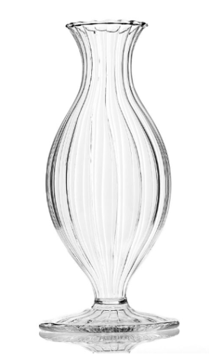 Clear Glass Boutique Bud Vase 6"