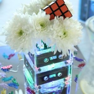 Cassette Tape Centerpiece