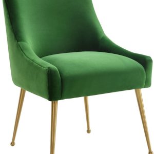 Beatrix Green Velvet Accent/Dining Chair