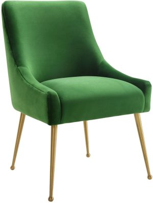 Beatrix Green Velvet Accent/Dining Chair