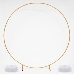 7' Gold Circular Frame