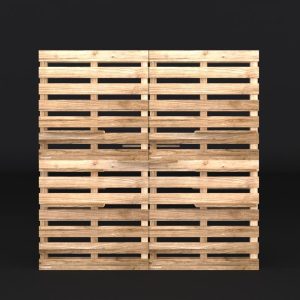 Pallet Wall 8'T x8'W x 6"D