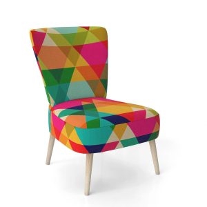 Colorful Prism Accent Chair