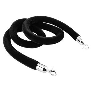 6.6' Black Velvet Stanchion Rope