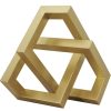 Gold Metal Abstract Sculpture 8"