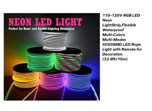 Neon RGB Light Rope 32'