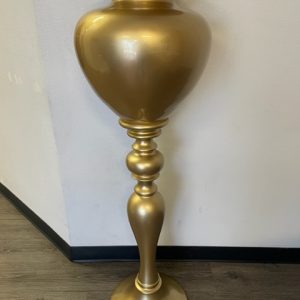 Gold Urn on Pedestal 53"